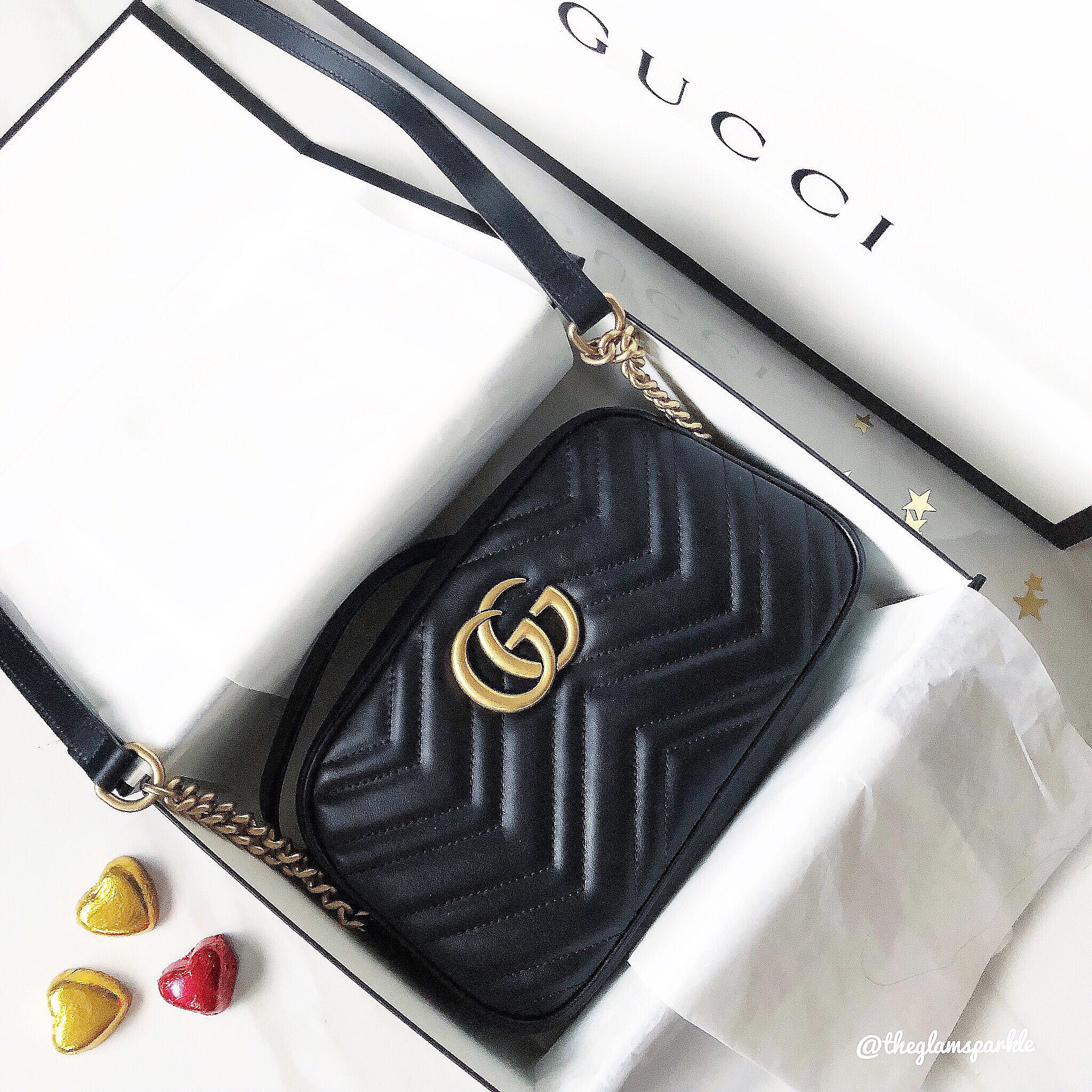 unboxing gucci marmont bag